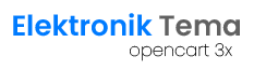 Opencart 3x Elektronik Eşya Tema